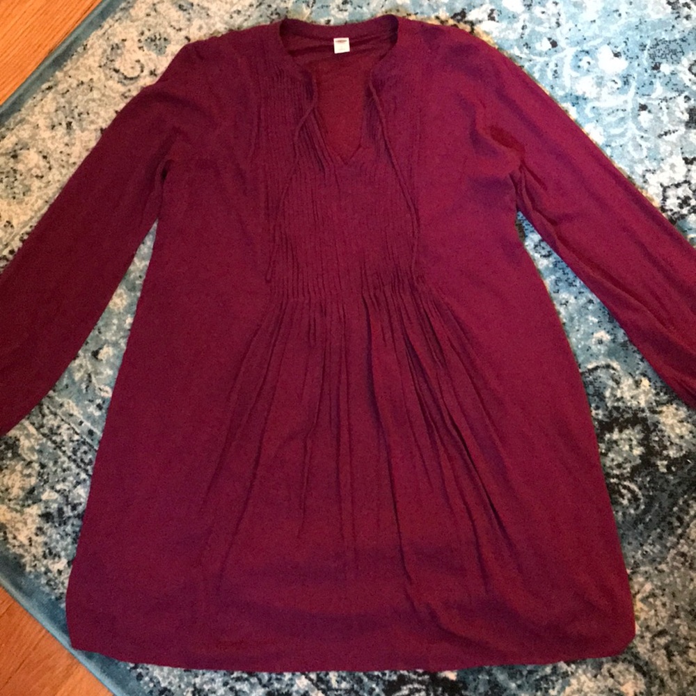 NEVER WORN. Smocked fuschia dress